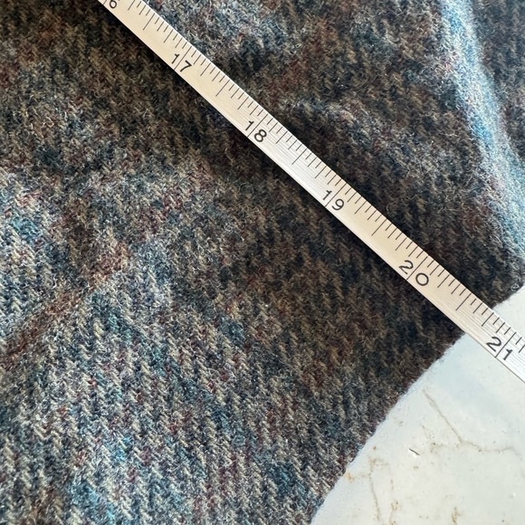 Vintage Jacobson's Wool Plaid Pea Coat Removable Liner Button Front / 4T - Picture 14 of 16